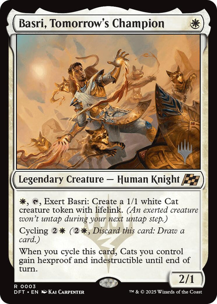 Basri, Tomorrow's Champion (Promo Pack) [Aetherdrift Promos]