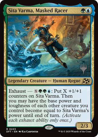 Sita Varma, Masked Racer (Promo Pack) [Aetherdrift Promos]