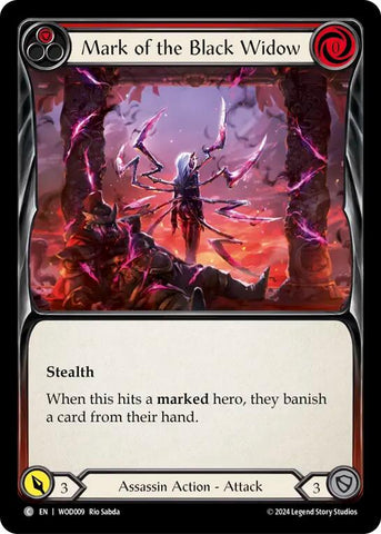 Mark of the Black Widow (Red) [WOD009] (The Hunted Arakni, Web of Deceit Blitz Deck)