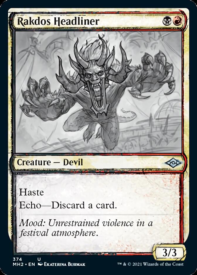 Rakdos Headliner (Sketch) [Modern Horizons 2]