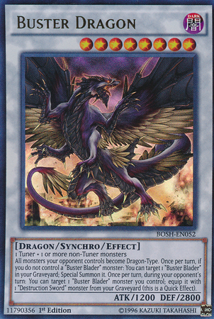 Buster Dragon [BOSH-EN052] Ultra Rare