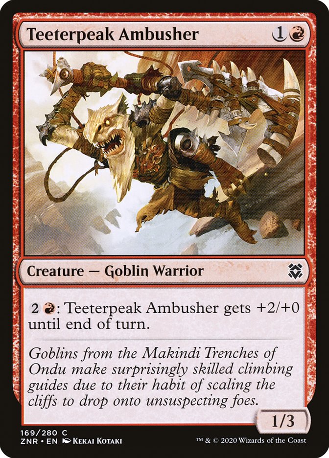 Teeterpeak Ambusher [Zendikar Rising]