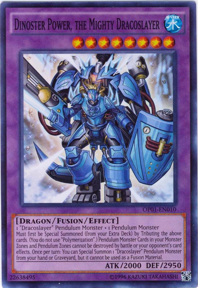 Dinoster Power, the Mighty Dracoslayer [OP01-EN010] Super Rare