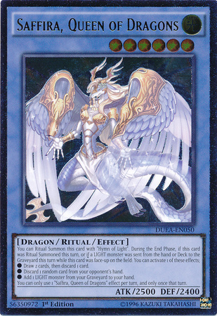 Saffira, Queen of Dragons (UTR) [DUEA-EN050] Ultimate Rare