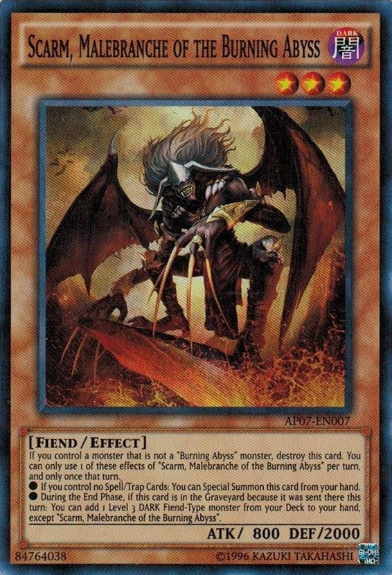 Scarm, Malebranche of the Burning Abyss [AP07-EN007] Super Rare