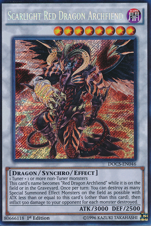 Scarlight Red Dragon Archfiend [DOCS-EN046] Secret Rare
