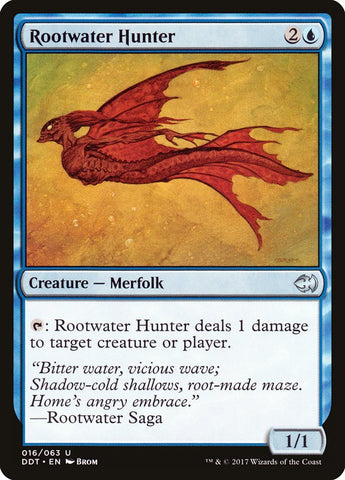 Rootwater Hunter [Duel Decks: Merfolk vs. Goblins]