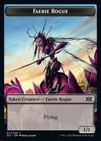 Faerie Rogue Token [Double Masters 2022 Tokens]