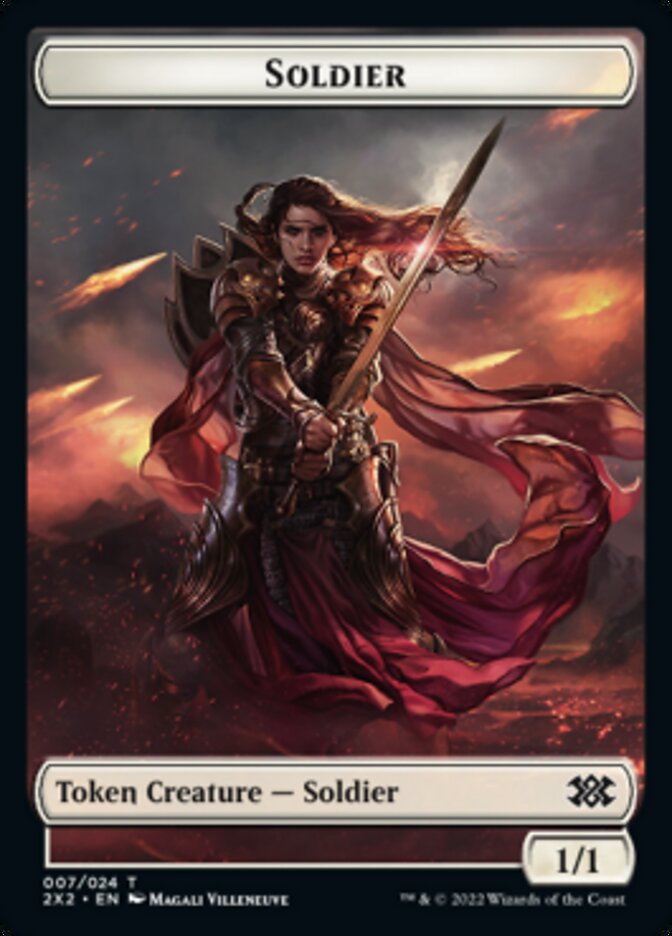 Soldier Token [Double Masters 2022 Tokens]