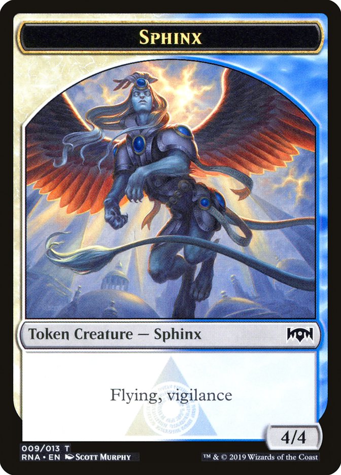 Bird // Sphinx Double-sided Token [Ravnica Allegiance: Guild Kits Tokens]