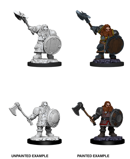 D&D Nolzur's Marvelous Miniatures: Dwarf Fighter