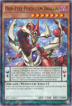 Odd-Eyes Pendulum Dragon [SP15-EN012] Shatterfoil Rare