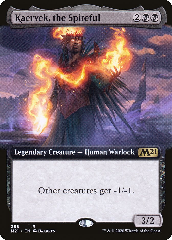 Kaervek, the Spiteful (Extended) [Core Set 2021]