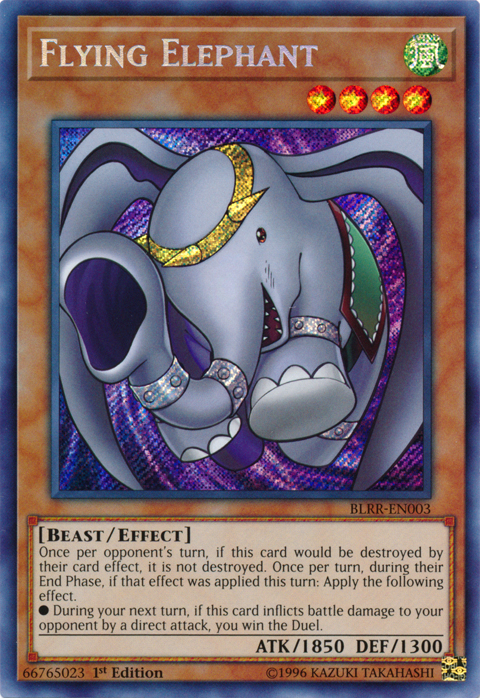 Flying Elephant [BLRR-EN003] Secret Rare