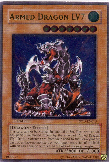 Armed Dragon LV7 [SOD-EN015] Ultimate Rare