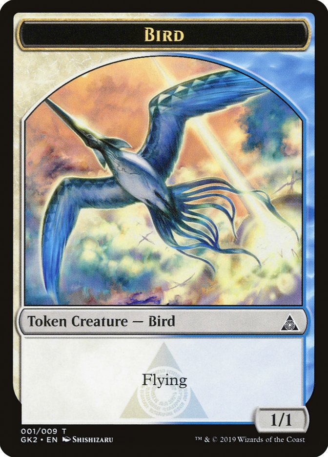 Bird // Sphinx Double-sided Token [Ravnica Allegiance: Guild Kits Tokens]