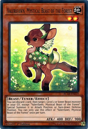 Valerifawn, Mystical Beast of the Forest [AC18-EN019] Ultra Rare