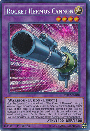 Rocket Hermos Cannon [DRL2-EN010] Secret Rare