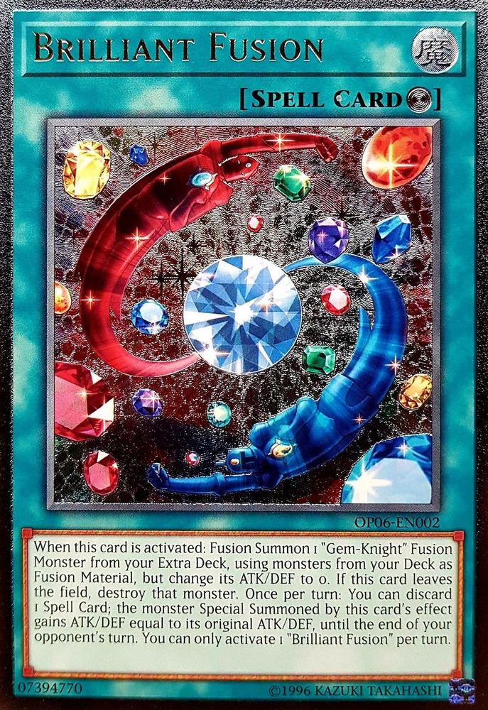 Brilliant Fusion [OP06-EN002] Ultimate Rare