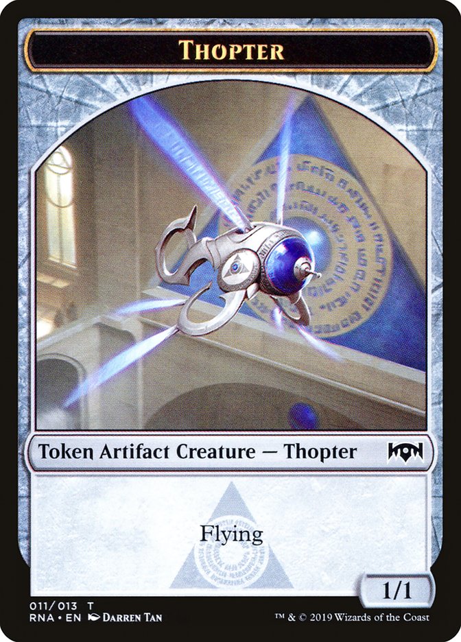 Bird // Thopter Double-sided Token [Ravnica Allegiance: Guild Kits Tokens]