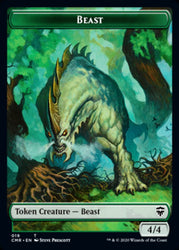 Beast (19) // Elephant Token [Commander Legends Tokens]